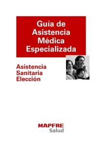 Cuadro médico Mapfre Asistencia Sanitaria Elección Especializada Álava
