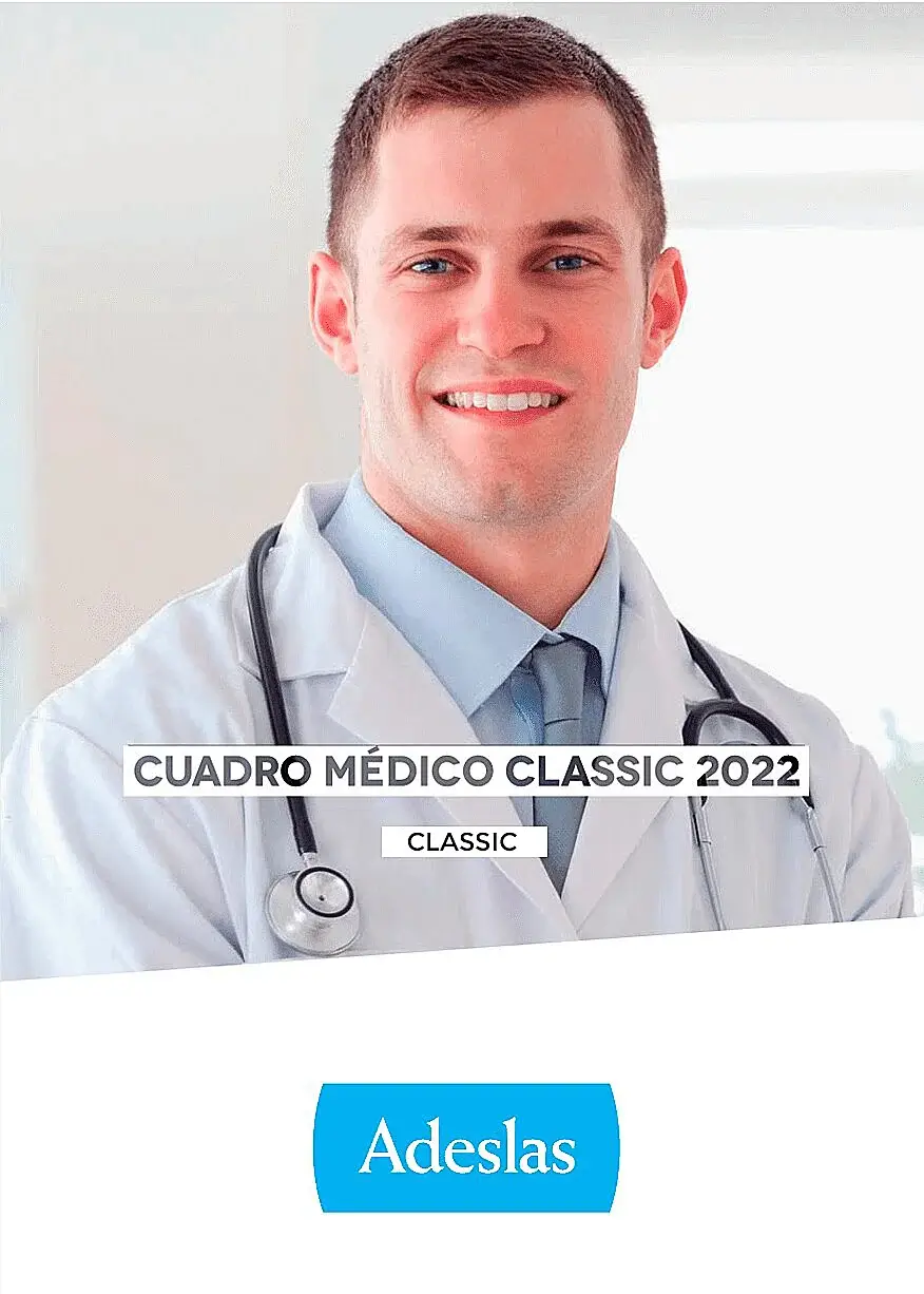 Cuadro médico Adeslas Classic 2022