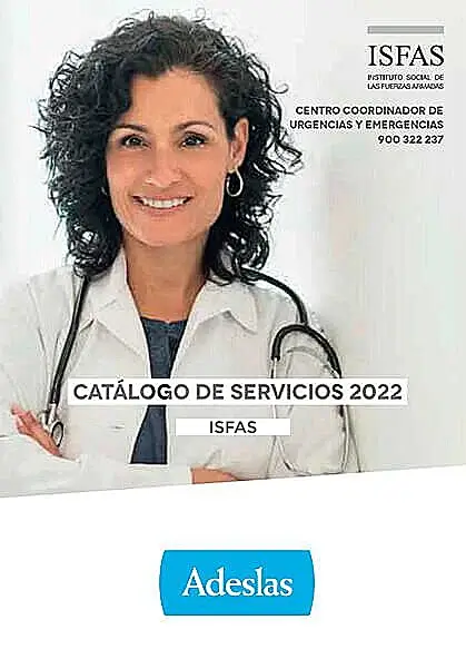 Cuadro médico ISFAS Adeslas 2021