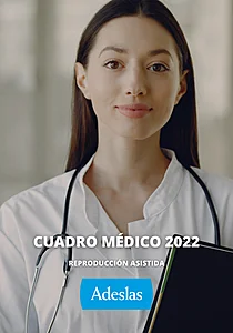 Cuadro médico Adeslas Reproducción Asistida 2024