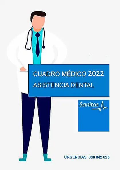 Cuadro médico Sanitas Dental Zaragoza