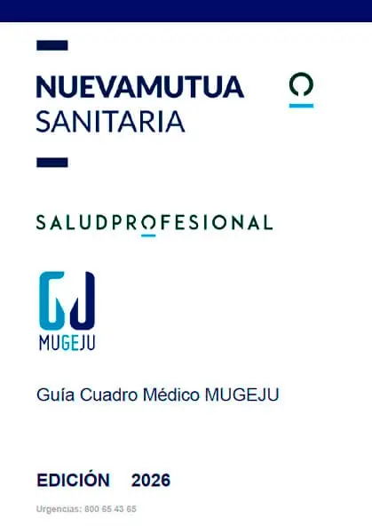 Portada del cuadro médico Nueva Mutua Sanitaria 2026
